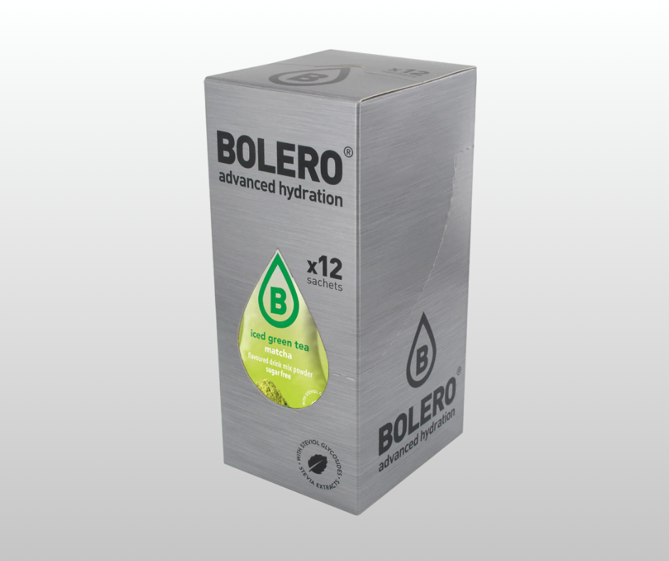 Maisījums dzērienu pagatavošanai BOLERO matcha zaļā ledus tēja (12x8gr)