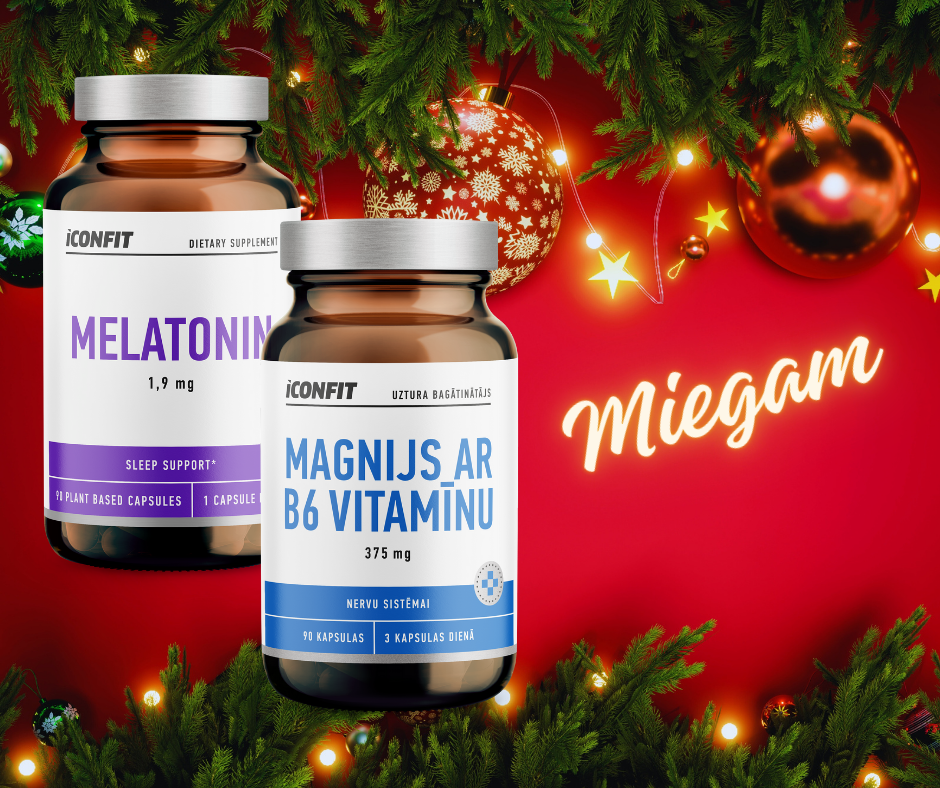MIEGAM - MELATONĪNS UN MAGNIJS B6 ICONFIT