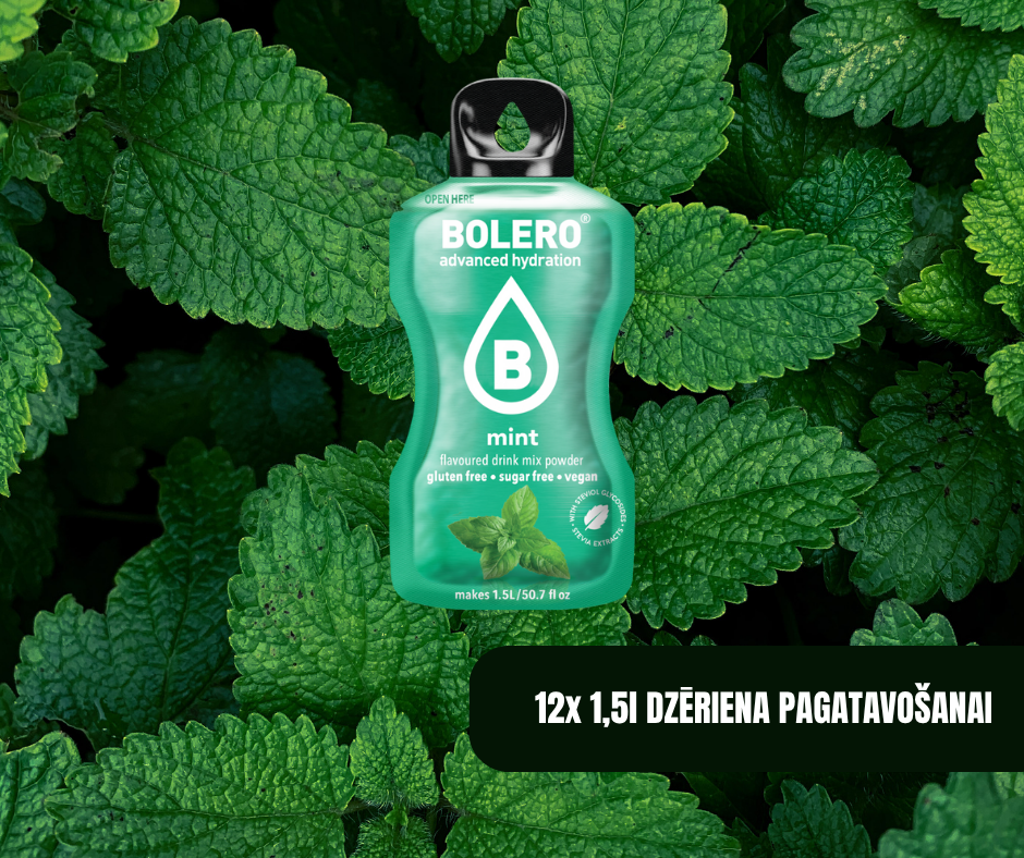 Maisījums dzērienu pagatavošanai BOLERO mint (12x9gr)