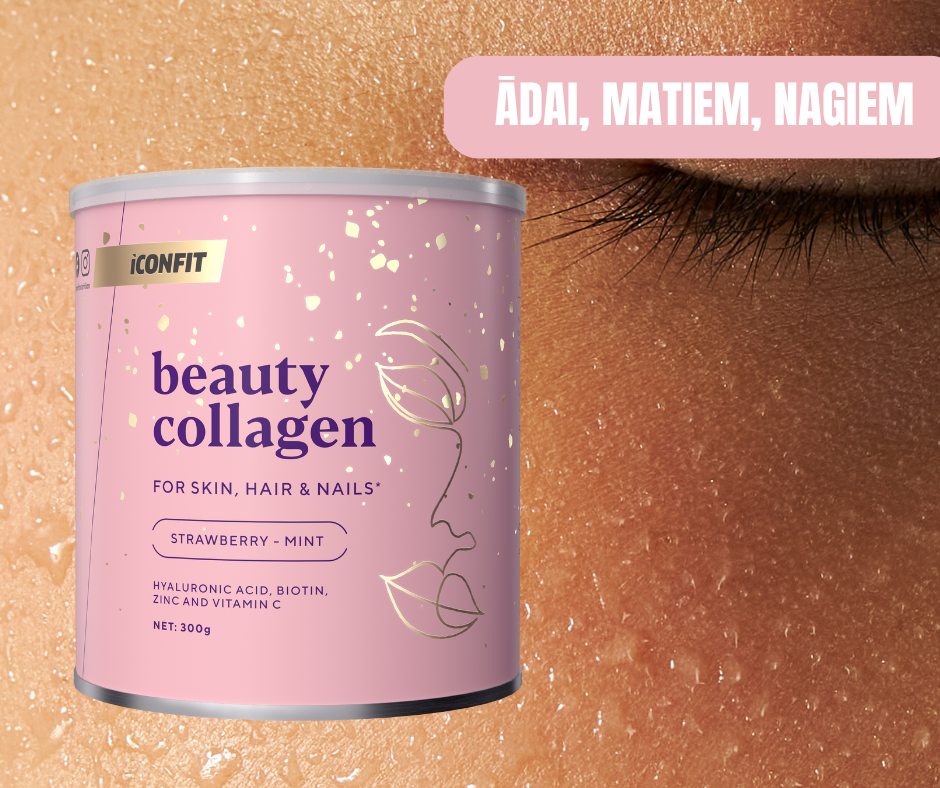 KOLAGĒNS BEAUTY ICONFIT, ZEMEŅU-MINT 300gr