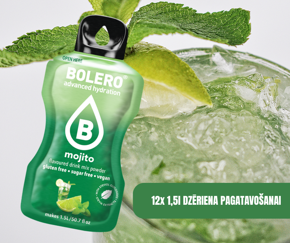 Maisījums dzērienu pagatavošanai BOLERO mohito (12x9gr)