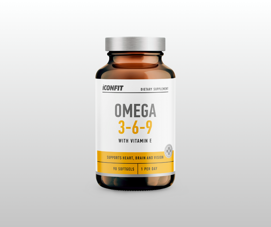 OMEGA 3-6-9 TAUKSKĀBES ICONFIT 90 kapsulas