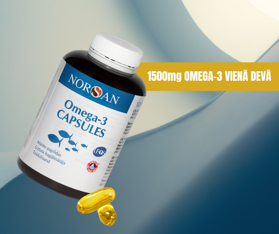 Omega-3 Total NORSAN 120 kapsulas