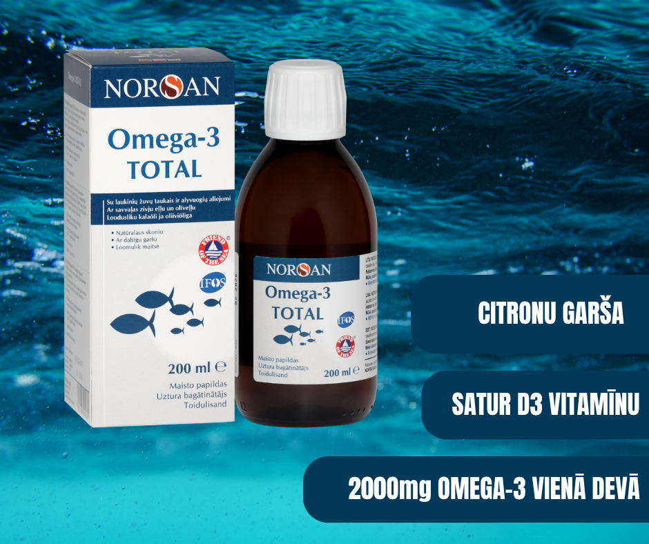 Omega-3 Total eļļa NORSAN 200ml