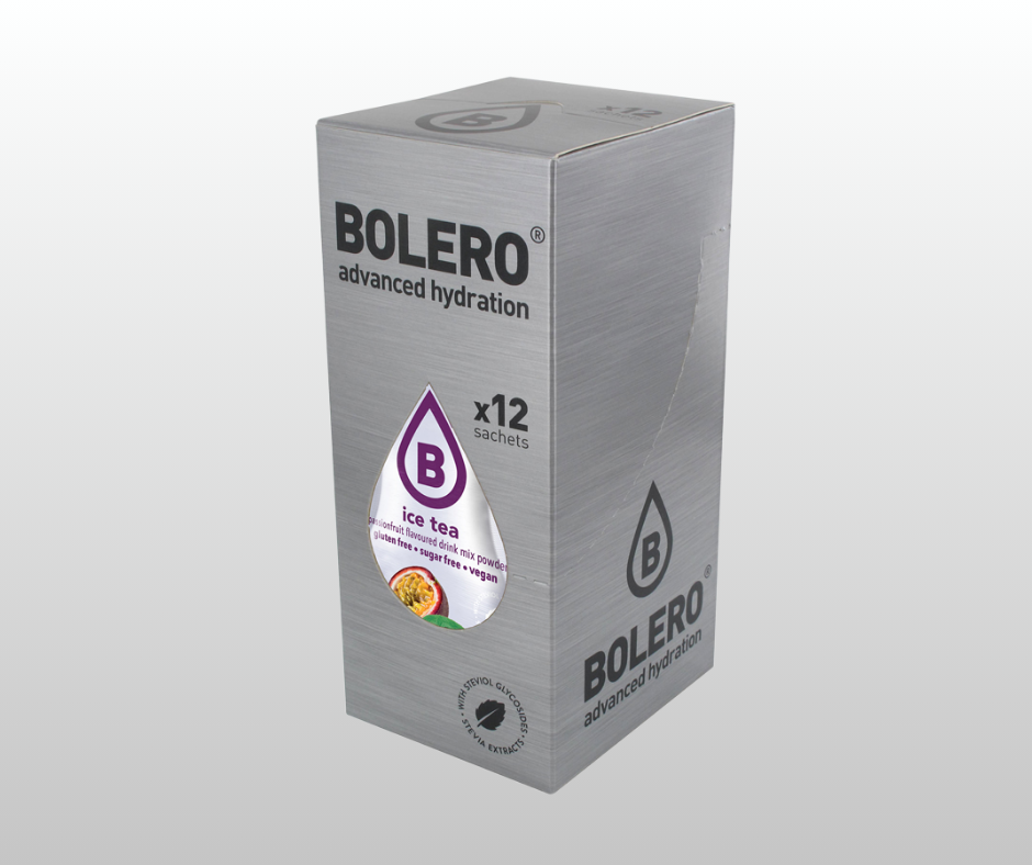 Maisījums dzērienu pagatavošanai BOLERO marakujas ledus tēja (12x8gr)