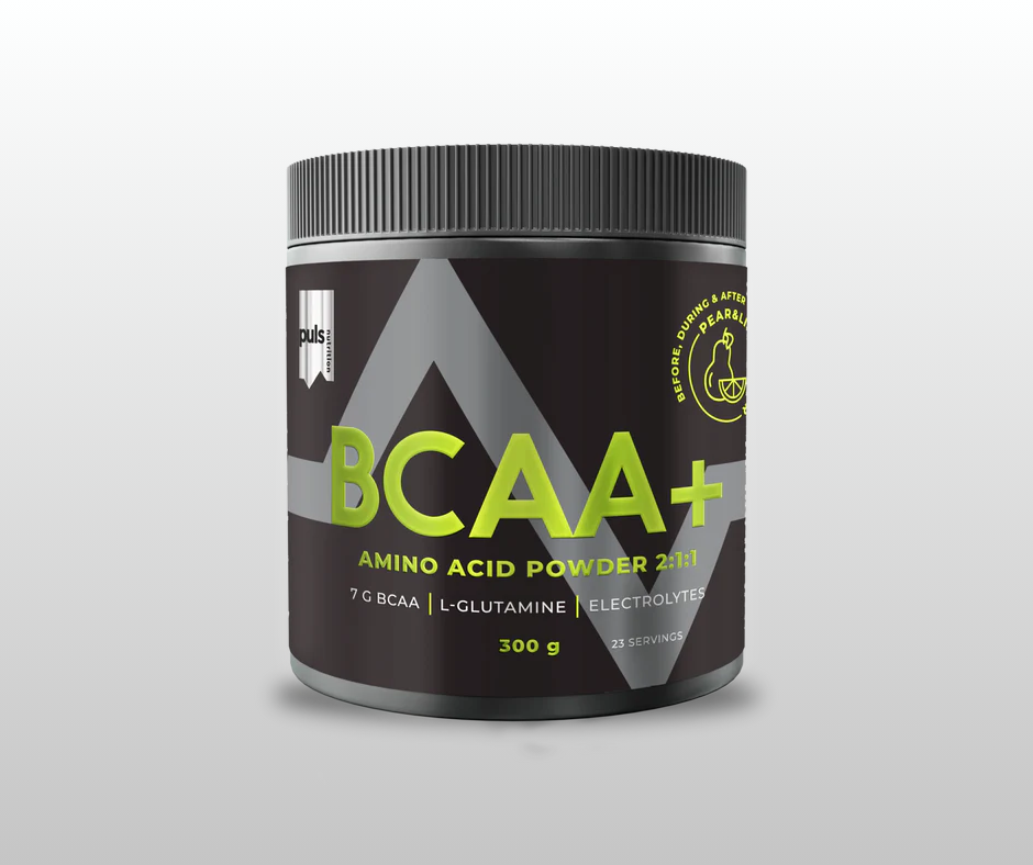 AMINOSKĀBES BCAA+ Лайм и груша PULS (300гр)