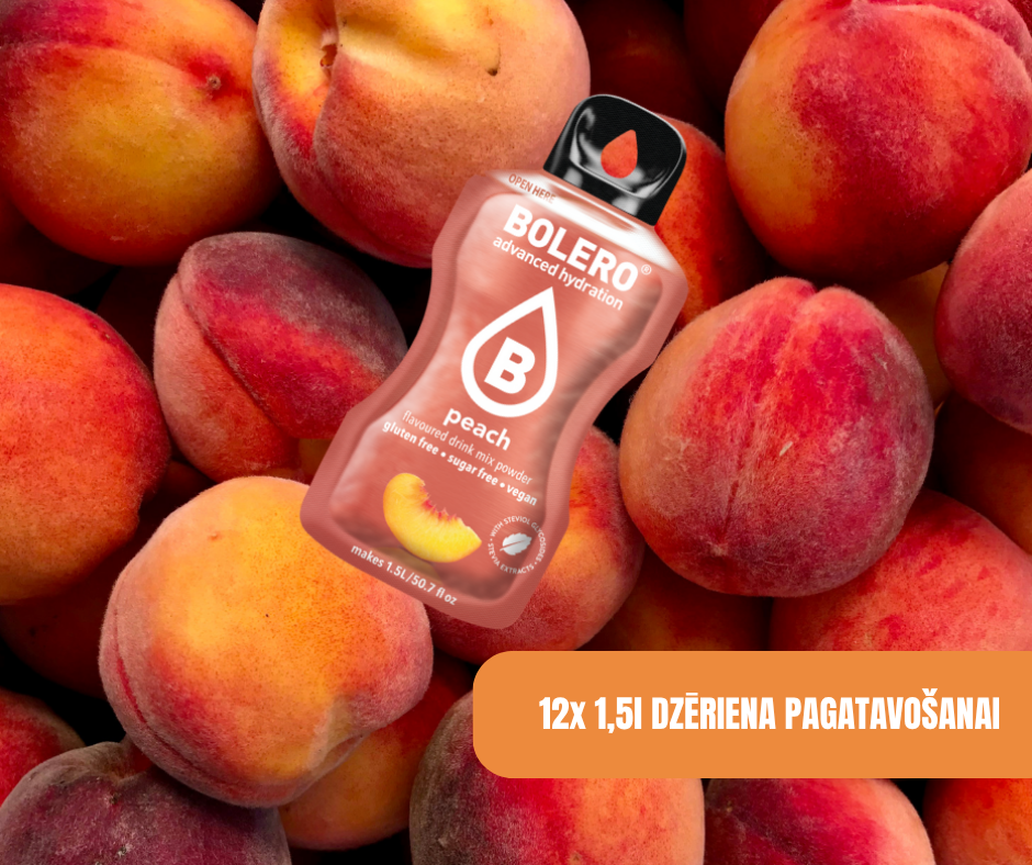 Maisījums dzērienu pagatavošanai BOLERO persiks (12x9gr)