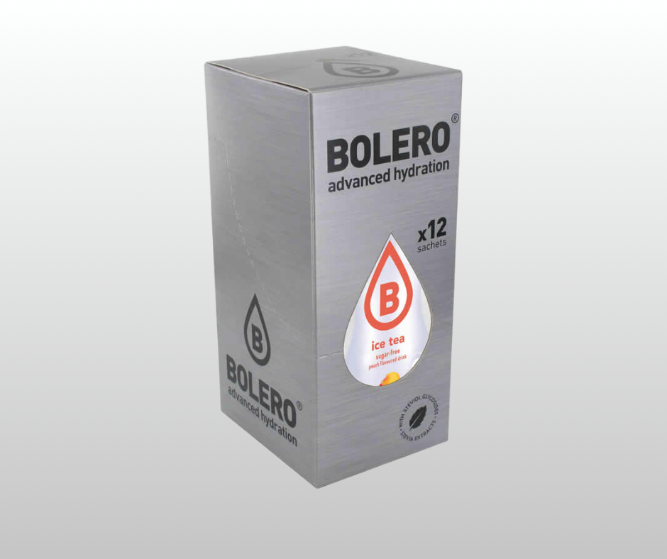 Maisījums dzērienu pagatavošanai BOLERO persiku ledus tēja (12x8gr)