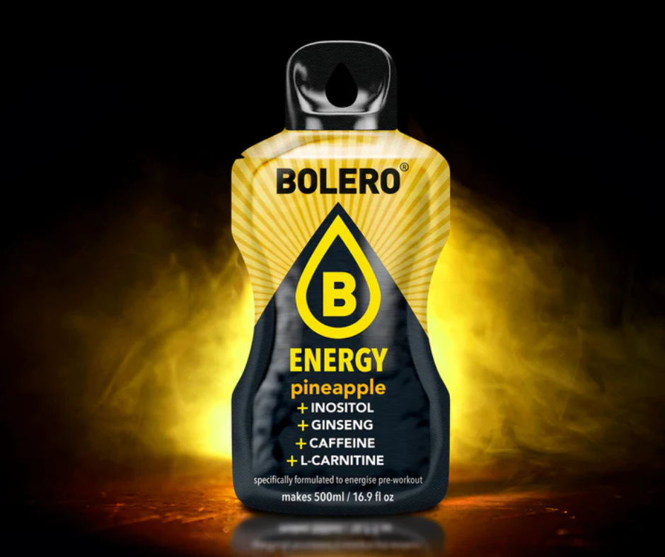 Maisījums dzērienu pagatavošanai BOLERO ENERGY ananass (6x14gr)
