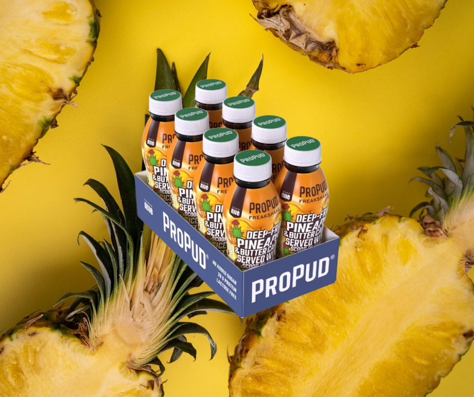 Proteīna piena kokteilis Pineapple ProPud (8x300ml.)