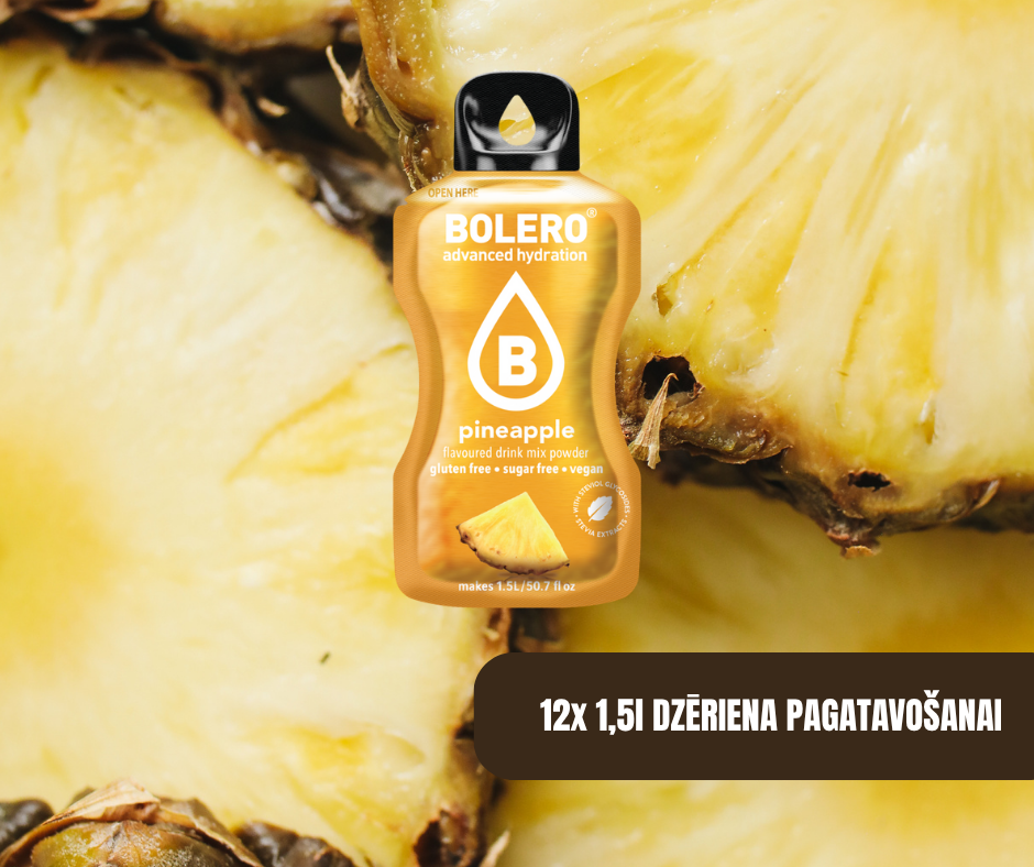 Maisījums dzērienu pagatavošanai BOLERO ananass (12x9gr)