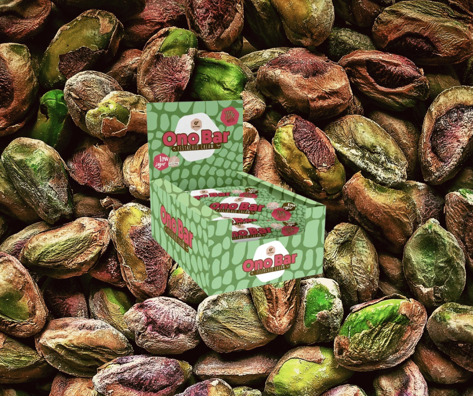 Proteīna batoniņi ONO BAR White Pistachio (12x40gr)