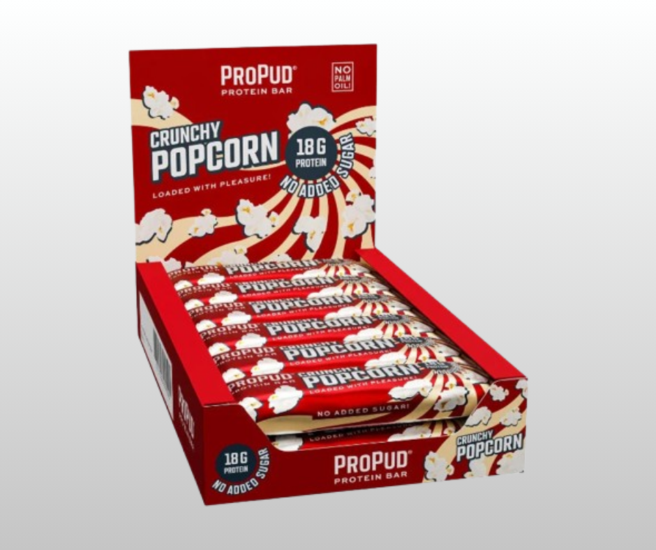 Proteīna batoniņi Crunchy Popcorn ProPud (12x55gr.)