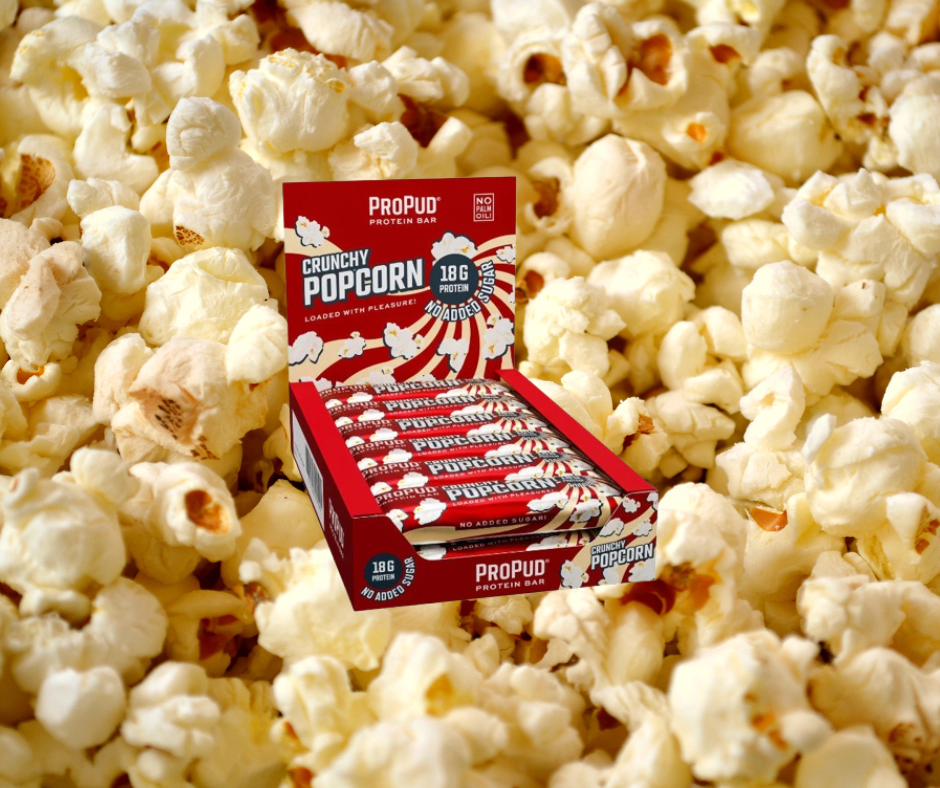Proteīna batoniņi Crunchy Popcorn ProPud (12x55gr.)