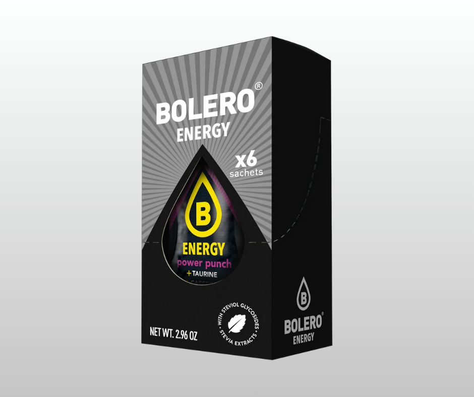 Maisījums dzērienu pagatavošanai BOLERO ENERGY power punch (6x14gr)