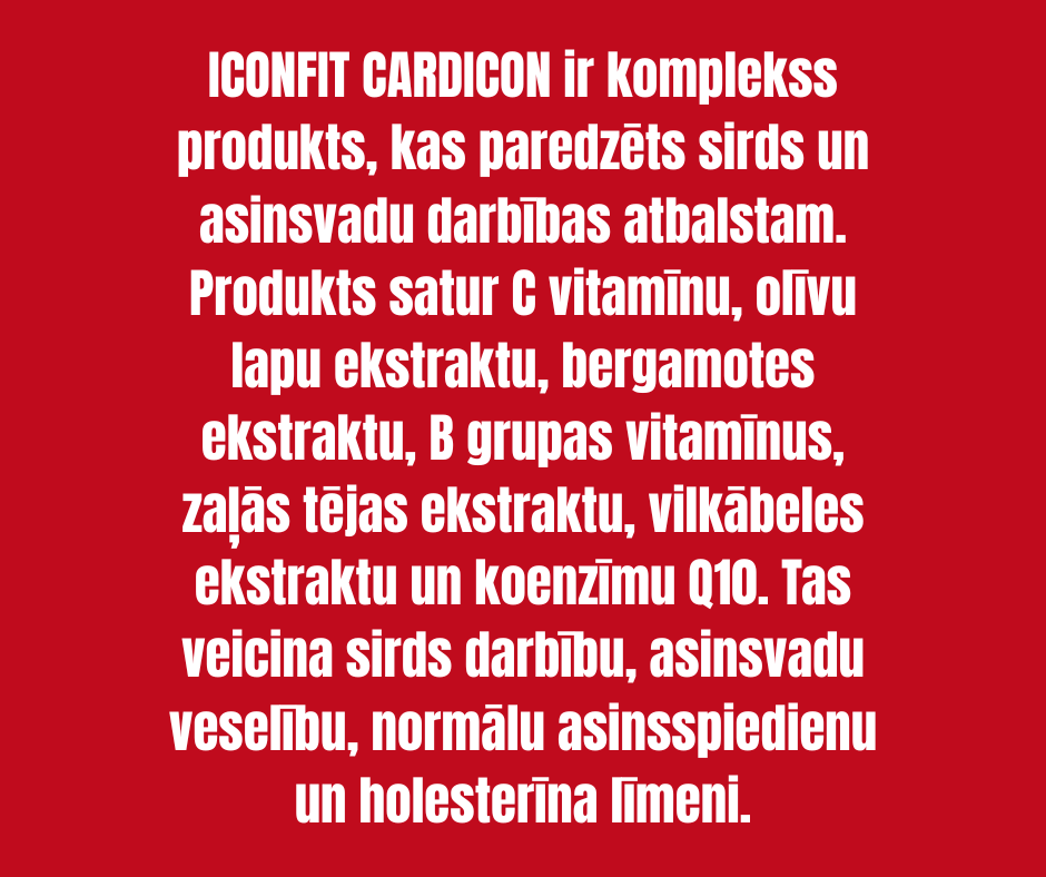 SIRDS UN ASINSVADU KOMPLEKSS 1 + 1 ICONFIT