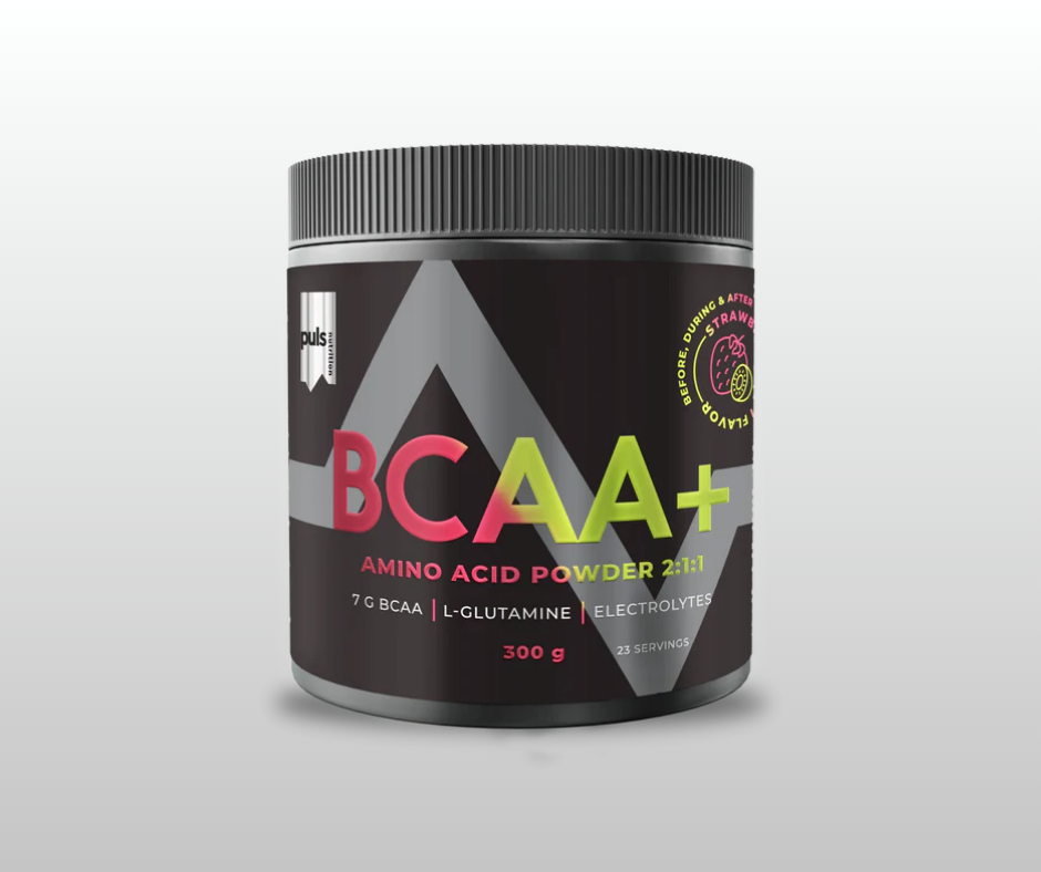 AMINOSKĀBES BCAA+ Strawberries & Kiwi PULS (300gr)