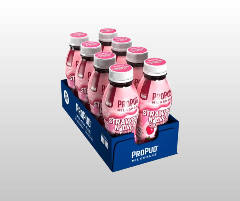 Proteīna piena kokteilis Strawberry ProPud (8х300мл.)