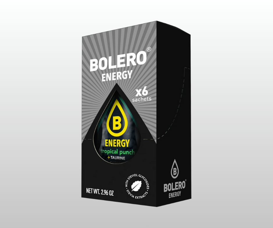 Maisījums dzērienu pagatavošanai BOLERO ENERGY tropu punšs (6x14gr)