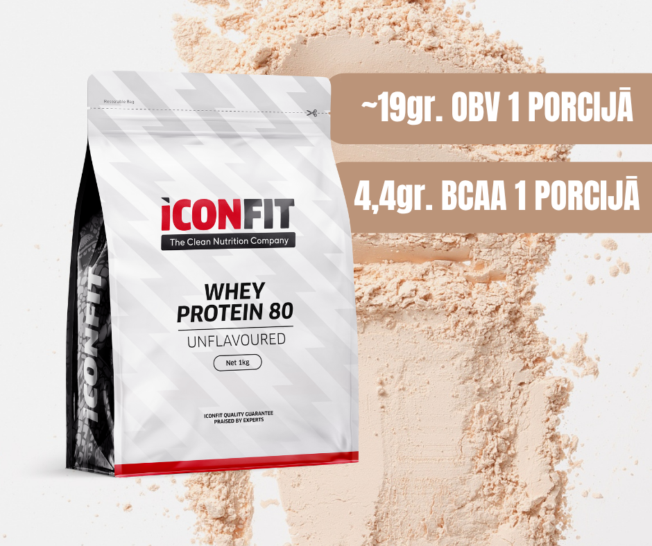 SŪKALU PROTEĪNS 80 ICONFIT, BEZ GARŠAS 1kg