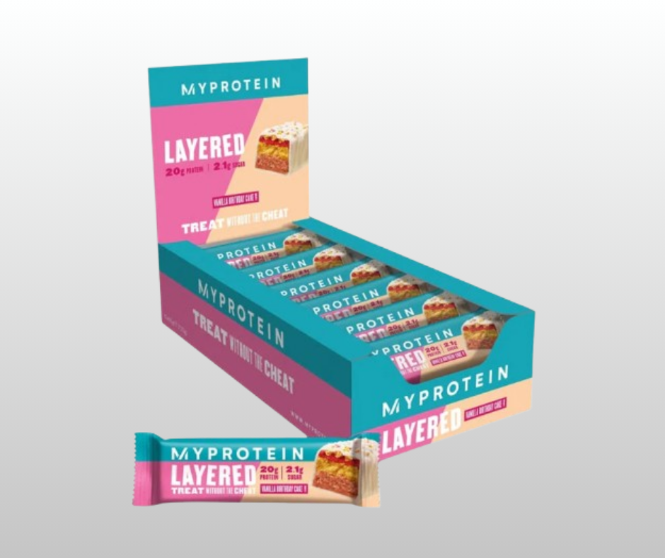 Protein bars Vanilla Birthday Cake MyProtein (12x60gr)