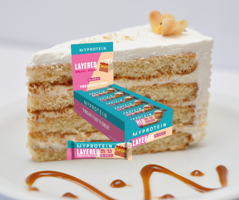Protein bars Vanilla Birthday Cake MyProtein (12x60gr)