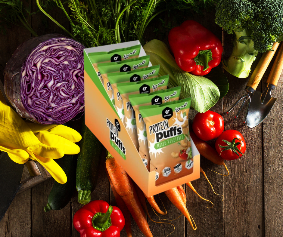 Proteīna uzkoda Veggie Mix GoFitness (6x50gr)