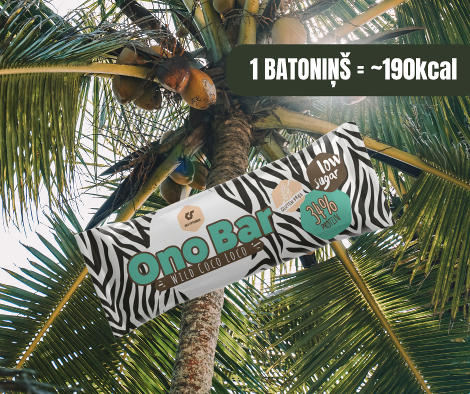 Proteīna batoniņš ONO BAR Wild Coco Loco (12x40gr