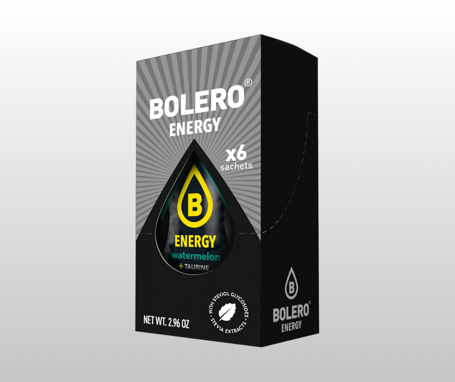Maisījums dzērienu pagatavošanai BOLERO ENERGY arbūzs (6x14gr)