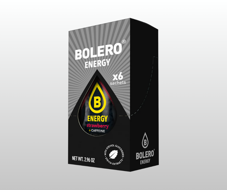 Maisījums dzērienu pagatavošanai BOLERO ENERGY zemenes (6x14gr)